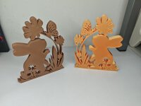 Osterhase mit Blumen