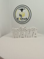Schriftzug "Weltbeste Mama"