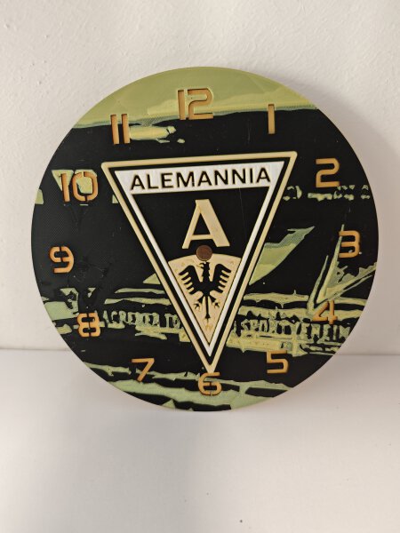 Alemannia Aachen Wanduhr