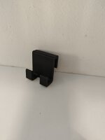 Duschhaken für Rasierer schwarz